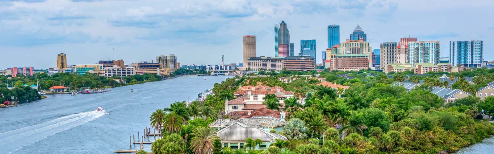 Picture of US City and River