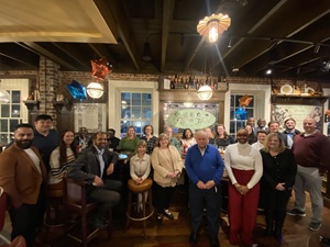 Pharmacy School staff and faculty at the Pass Rate Celebration