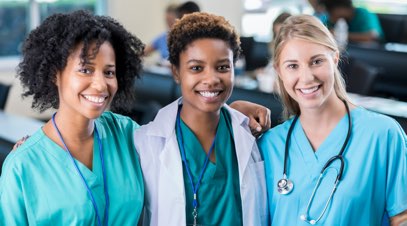 Female nursing students in classroom-alt-text